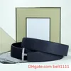 2022 T. Cinturones de marca de lujo Accesorios de vestir Cinturones de diseñador de negocios para hombres Cinturones de cuero genuino para hombres de moda con hebilla grande de alta calidad con caja original