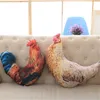 Creative Stuffed Toys for Children Stuffing Large Chicken Doll Cute Soft Toy Sleeping Pillow Toy Chicken Cock Hen Cushion Q0727