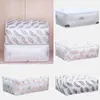 Storage Bags Clould Transparent Travel Luggage Organizer Bag Foldable Flamingo Print Clothes Blanket Quilt Stroage