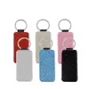 Blank Leather Keychain Pet Supplies Thermal Transfer Sublimation Personality Key Chain Favor Girls Boys Ornament keychains Gift