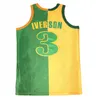 Maglia da basket da uomo Bethel High School 3 Iverson cucita