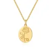 Floral Sterling Sier Women Gold Plated Vermeil Necklac