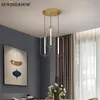 Pendant Lamps LED Chandeliers For Living Room Dining Parlor Hanging Lamp Gold Coffee Ceiling Chandelier Indoor Home Lighting