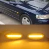 1Set für Opel Vectra B 1995-2002 Dynamische Bernstein-fließende LED-Seitenmarkierung Blinker Blinker-Anzeige