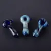 Mini Small Heady Style Hand Spoon Pipes 30g Vetro Dry Herb Pipa Pyrex Bruciatore a nafta Accessori Strumenti per fumatori