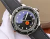 Relógios de fábrica de ZF 5015B-1130-52 Cinqüenta Fathoms 45mm "Sem Radiação" Cal.1315 Autoamtic Mens Watch Sapphire Bezel Dial Black Canvas Strap Sports Gents WristWatches