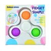 Pioneer Silicone Finger Top 2 i 1 Toys Push Bubble Kids Pressing Plate Fingertip Board Game Puzzle Toy H41REOO2201337