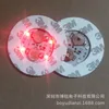 4 LEDs Wine Bottle Stickers Coasters Colorful 3M Sticker Flashing Bar Cheer Props Led Lights For Holiday Party Home Party Luminous Cup Paste