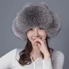 Berets Women's Fur Ear Protection Lei Feng Hat Snow Winter Korean To Keep Warm