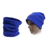冬ユニセックスメンズと女性のスポーツ暖かいウールのスカーフ暖かいネックマスク豆の帽子