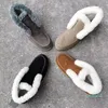 Bottes de neige en velours pour femmes, courtes, une étape, grande taille, chaudes, en coton peluche