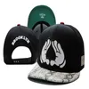 أحدث قبعات أزياء Snapback West Coast Cashew Flower Brim Breim and Caps Men Women Sports Hip Pop Bone Bone CAP8131153