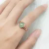 10mm Cura anéis de cristal de pedra natural pequenos redondos abertos ametistas ajustáveis ​​Lapis quartzo rosa mulheres anel de festa jóias de casamento