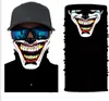 Mode skalle skelett mask halloween magiska halsdukar utomhus cykel cykling multifunktion nacke varmare spöke halv ansiktsmaskar cosplay chic motorcykel halsduk turban