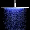 SHBSHAIMY LED Chrome Rainfall Faucet Prysznic Głowy Łazienka Dotknij Ze Stali Nierdzewnej Powierzchnia Olejowa Powierzchnia Brązowa Opryskiwacz Temperatura Sens 210724