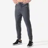 Roupas masculinas para corrida, ioga, calças esportivas casuais, corrida, fitness, roupas de ginástica, calças justas masculinas soltas, com vários bolsos, zíper, elástico, para treino