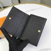 M80151 CLA CLEA WALLET M80152 디자이너 여성 Empreinte 가죽 짧은 소형 콤팩트 지피 지갑 ZIPPER 신용 카드 홀더 키 파우치 276K