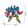 12 in 1 Colorful Digital Robot Kits Model Building Blocks Bricks Action Figure Toy For Boy