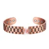 Magnetic Copper Bangle Armband för män Bio Energy Big Manschett Öppna Man Unisex Wrist Pain Relief Smycken Q0720