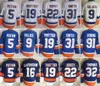 Uomo Hockey su ghiaccio Vintage Retro 19 Maglia Bryan Trottier 31 Billy Smith 32 Steve Thomas John Tavares 91 Butch Goring 22 Mike Bossy 5 Denis Potvin 9 Clark Gillies DaoMin