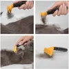 Pet Dog Deshedding Removal Hair Comb För Katt Grooming Brush Tool Hårklippare Stainless Combs Tillbehör