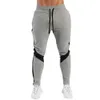 Sweatpants de inverno listrado retalhos ginásio fitness correndo calças de treinamento homens homens calças casuais homens calças roupas para homens y0811