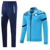 Träning 2021 2022 Napoli Soccer Jacket Suit 21 22 Men Kids Naples Football Tracksuit Mertens Koulibaly Long Zipper Sportswear Set 15660