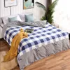 100% Ren bomullsdukkåpa Skinnvänligt Textilängar Högkvalitativt Duvet Cover Bekväm (endast 1pc Duvet Cover) F0355 210420