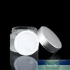 Bouteilles de pommade rechargeables en verre dépoli Pot de pot cosmétique vide Conteneur de crème pour le visage pour ombre à paupières 5/10/15/20/30/50 / 100g