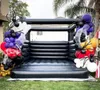 13 ft Full PVC Uppblåsbar bröllop Bounce Castle Jumping Bed Bouncy House Jumper White Bouncer House för skojs skull inuti utomhus