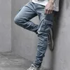Moda Calças De Jeans Skinny Homens Calças de Pinço Casual Calças Jeans Homens Jogger Denim Calças Ropa Hombre Casual Denim Calças Jeans 211008