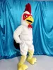 2021 Halloween gallo bianco pollo costume della mascotte di alta qualità cartone animato gallo personaggio animale costumi di carnevale di Natale Paty Fancy Dress