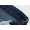 Hög midja bredben byxor jeans kvinna lösa trosuerer kvinnlig marinblå denim streetwear 210421