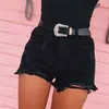 Ankomst Casual Summer Denim Kvinnor Shorts Hög Waists Fur-Lined Leg-Openings Plus Size Sexy Short Jeans 210625