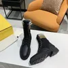 Women Designer Boots high quality Black Leather Knitted Stretch Boot fashion Luxury Casual Shoes cowboy boots