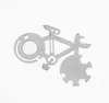 Strumenti stile bici Sopravvivenza all'aperto EDC Chiave portatile Scaling Tool Card Apribottiglie Cacciavite HW271