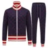 Men Tracksuit 2021 Fashion Letter Pattern Print Women Track suits Casual Outdoor mens tracksuit High Quality Two Pieces Mens Sportswear