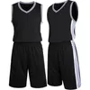 maillot de basket personnalisé n'importe quel nom et numéro d'équipe cousu couleur blanc bleu noir