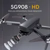 2021 Новый SG908 Drone 3axis Gimbal 4K Camera 5G Wi -Fi GPS FPV Профиляльный Dron 50x расстояние квадрокоптера 12 км против SG906PRO6380310