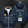 2021 nuevo equipo f1 traje de carreras chaqueta abrigo monos de manga larga personalizados