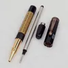 Top High Quality Ballpoint Pen Limited Edition Inveritans Serie Egypten Style Special Engrave Roller Ball Pennor Business Office School Tillbehör med serienummer