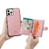 Magnetische Lederhüllen für iPhone 12 Pro Max 11 Xr XS Samsung Galaxy A12 A32 A42 A52 A72 5G Note 20 Plus S20 FE S21 Ultra A51 mit Brieftaschen-Karten-Flip-Telefonabdeckung