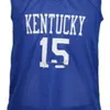 Nikivip Demarcus Cousins ​​#15 Kentucky Wildcats College Retro Basketball Jersey Men's Stithed Custom