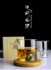 Kreatives Eisberg-Design, Whiskyglas mit erhöhtem Eisberg, Rock, Whiskybecher, Geschenkpaket, Likör, S-Gläser, Weinbecher 210827237i