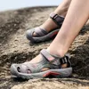Humtto ao ar livre womens sandálias malha respirável caminhadas sapatos esportes sandálias trekking sapatos pesca sapatilhas praia aqua água sapatos y0714