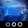 Carro backseat teto teto luz kits magnético led night interior lendo quadrado cúpula veículo lâmpada interior