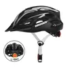 casco per biciclette con luci