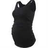 Lider Bear Leader Maternity Letnie Kamizelki Casual Moda Ciąża Kobiety Solidne Kolor Tank Topy Ciężarne Odzież Prenatal Garnitury 210708