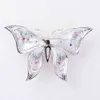 Hoge kwaliteit Golden Plated Placed CZ Butterfly Broche