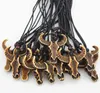 Wholesale 12PCS Bull Head Horns Necklace Sweater Chain Halloween Bull Head Pendant Gift Jewelry